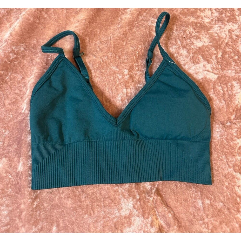 Lululemon teal ebb to street sports bra